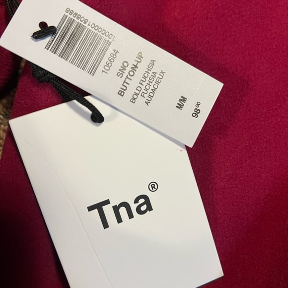 TNA Fuchsia Button-Up Shirt - Picture 2 of 5